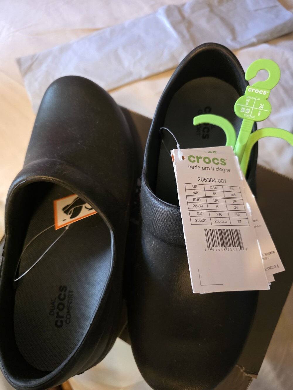 CROCS Neria Pro II Clog in Black Size 8